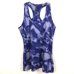 Lukka Womens Shirt Size Small S Purple Racer Back Yoga Running Top